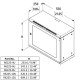 10U Shallow Wall Mount Rack with Removable Outer Shell and M6 Rails